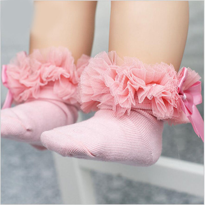 Baby Sock Oximeter - Floral Baby Knee High Socks Ankle