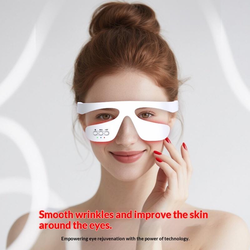 Portable Smart Eye Massager 3D - Light Therapy Glasses 评论和价格
